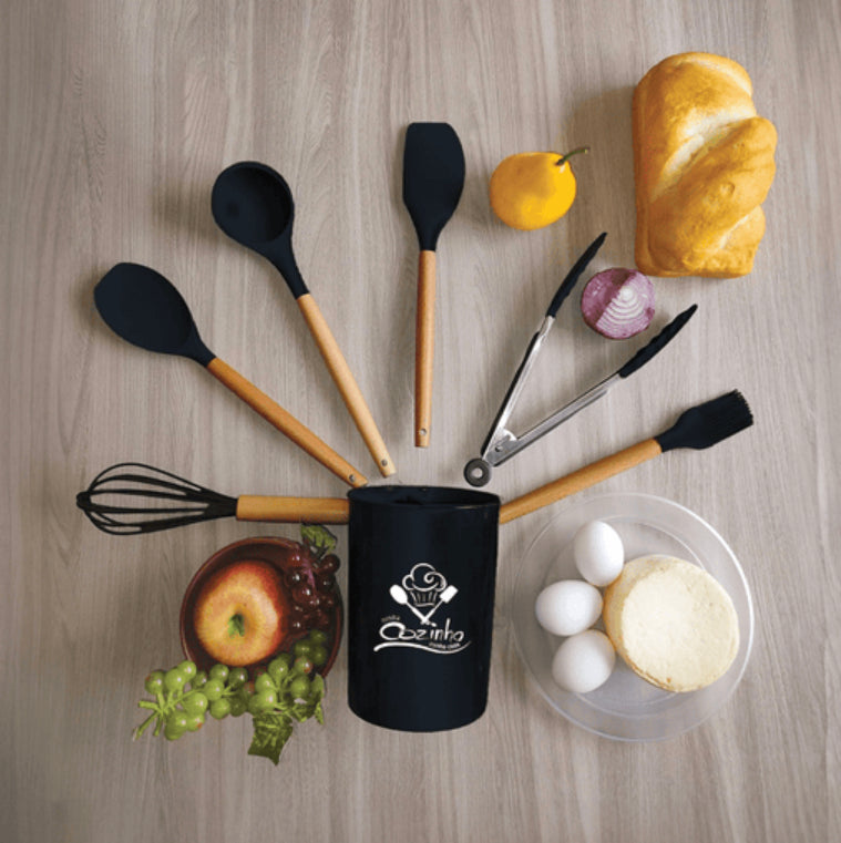 Kit Cozinha com Suporte - 7 peças