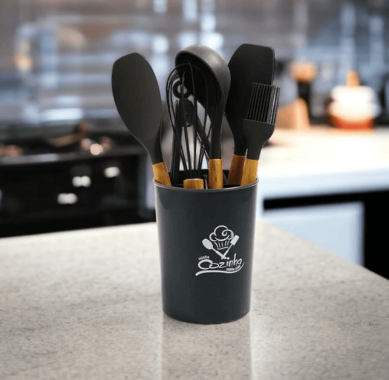 Kit Cozinha com Suporte - 7 peças