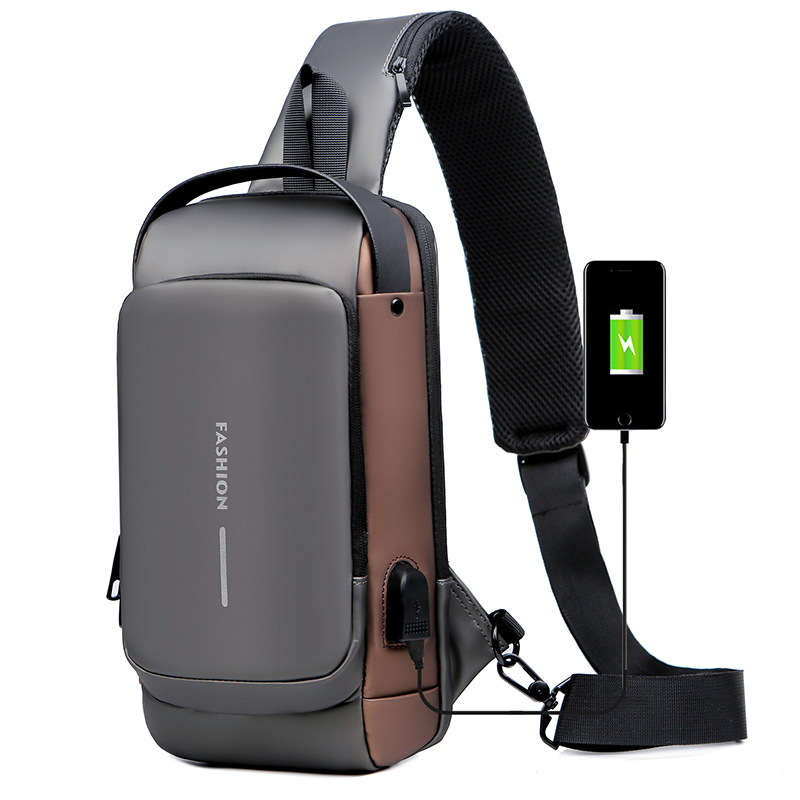 Mochila ProFashion - Anti-furto e com adaptador de Powerbank embutido (Unissex)