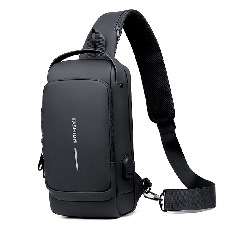 Mochila ProFashion - Anti-furto e com adaptador de Powerbank embutido (Unissex)