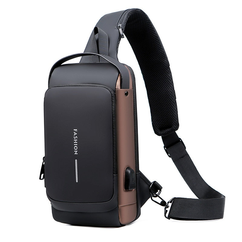 Mochila ProFashion - Anti-furto e com adaptador de Powerbank embutido (Unissex)